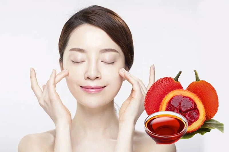 Sử dụng dầu gấc có tác dụng chống lão hóa cực kì hiệu quả