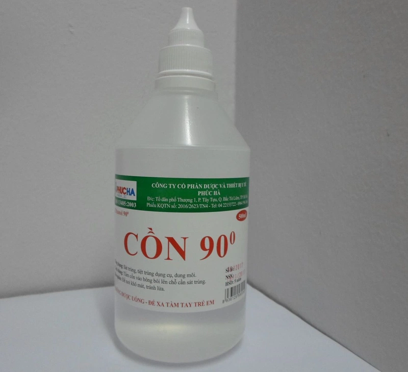 Cồn 90 độ có tác dụng sát khuẩn