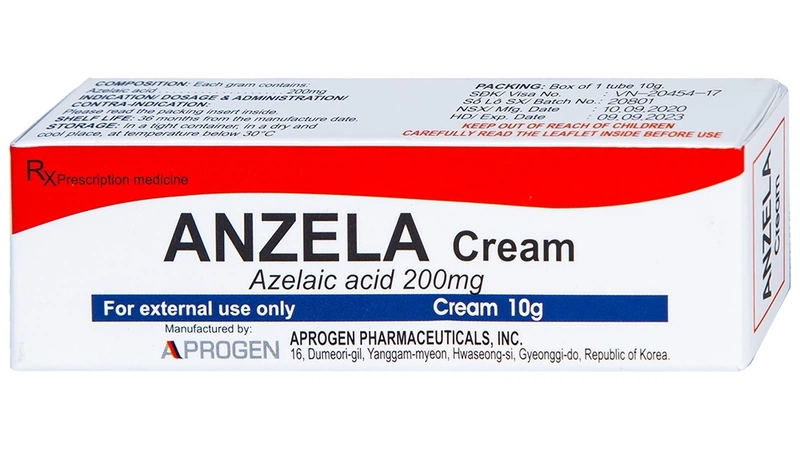 Công dụng và hiệu quả của kem trị mụn và ngừa thâm Anzela Cream 10g 1