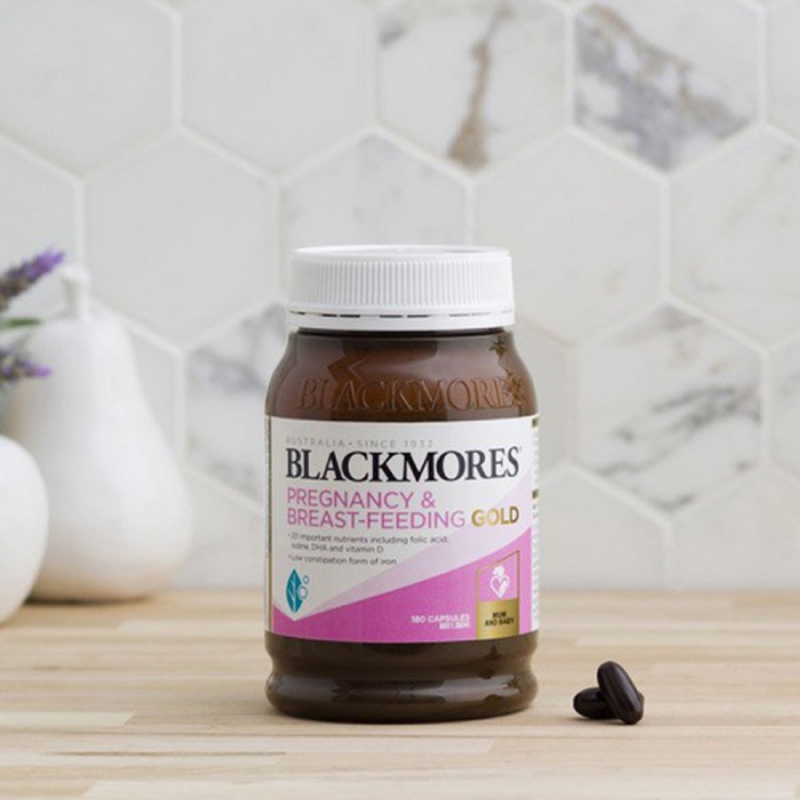 Cung cấp dinh dưỡng cho mẹ bầu với Viên uống Blackmores Pregnancy and Breast Feeding Gold 60V 3