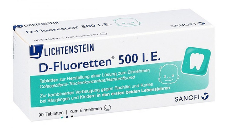 D-Fluoretten 500 I.E. là gì? Công dụng và cách dùng của sản phẩm D-Fluoretten 500 I.E. trong hỗ trợ phát triển xương ở trẻ em 1