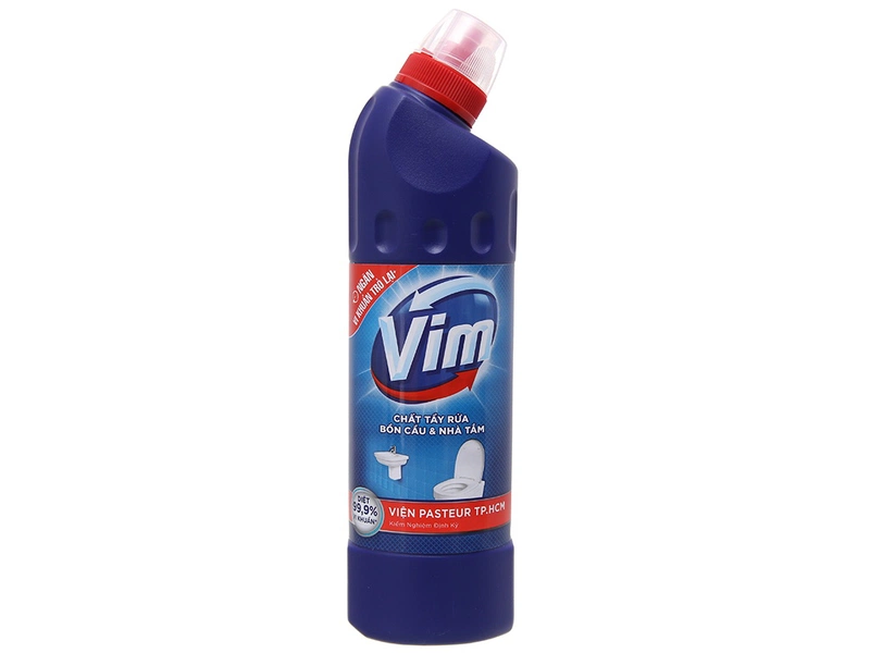 Vim là loại nước tẩy rửa bồn cầu độc hại