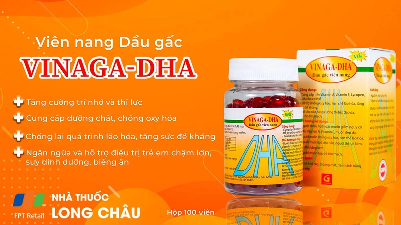 Vinaga DHA bổ sung DHA giúp ăn ngon, ngủ ngon