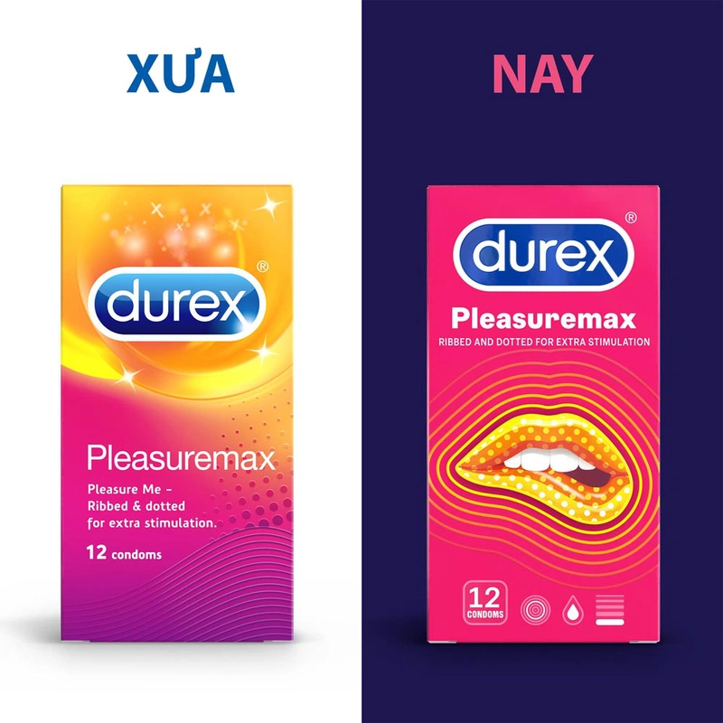 Bao cao su có gai chất lượng Durex pleasuremax