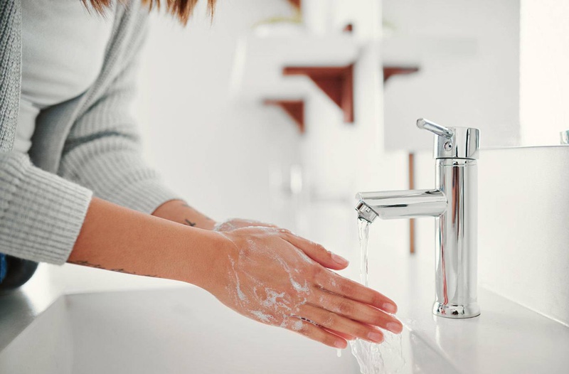 Rửa tay bằng xà phòng để phòng tránh viêm phổi cấp