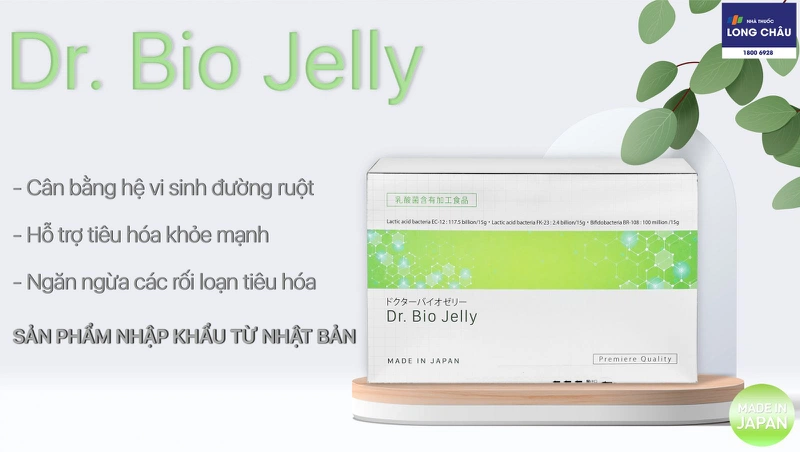 Thạch men tiêu hóa Dr.Bio Jelly Phúc Khang 15g x 30 Gói 2