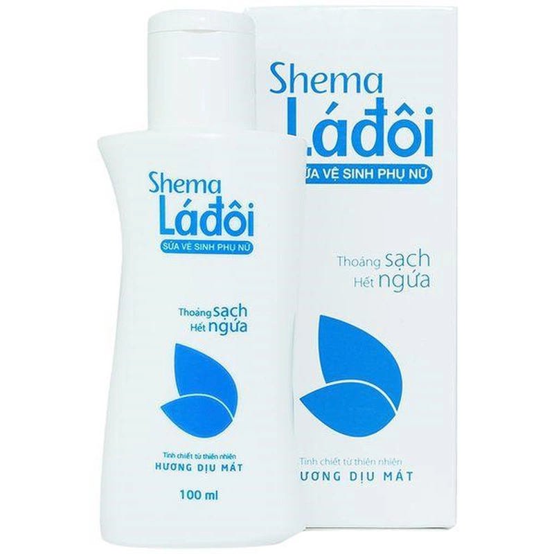 Dung dịch vệ sinh shema bản màu hồng có mùi khó chịu