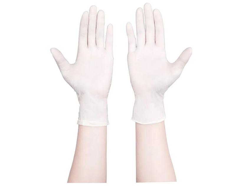Găng tay cao su y tế có bột Latex Powdered Examination Gloves Asap size M