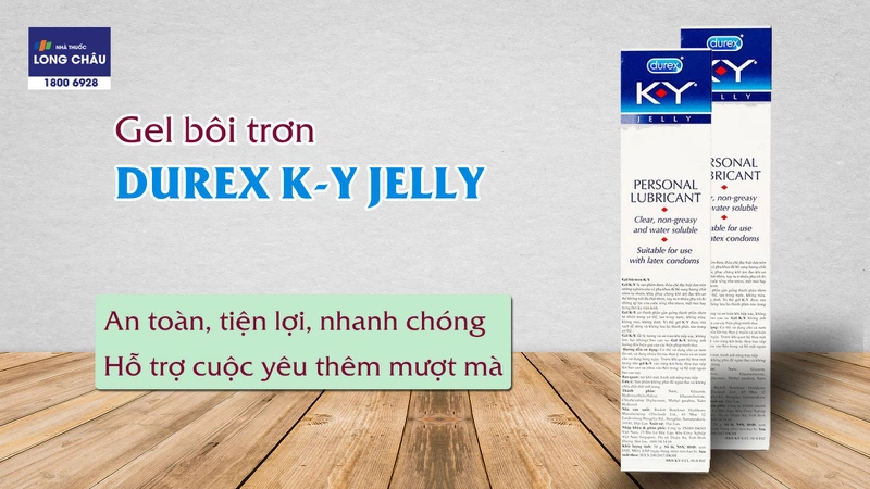Gel bôi trơn cho nữ loại nào tốt: Durex K-Y Jelly
