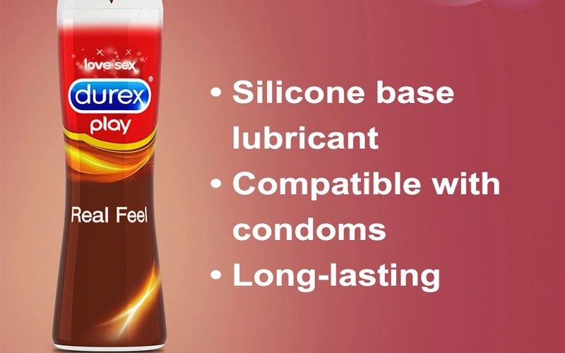 Durex Play Real Feel được chiết xuất từ 100% gốc silicon cao cấp