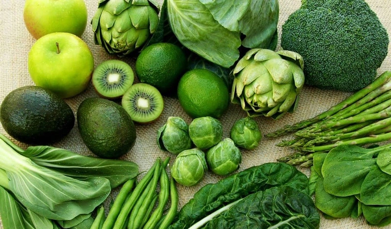 Rau củ màu xanh đậm có tác dụng chống oxy hóa