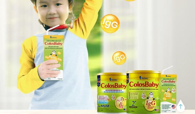 Giới thiệu về sữa non colosbaby