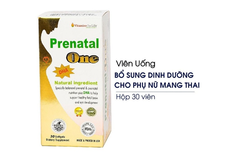 Viên uống Prenatal có lợi cho sức khỏe của mẹ và bé trong thai kỳ
