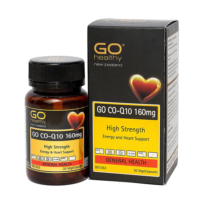 Thực phẩm chức năng bảo vệ tim mạch Go Co-Q10 160mg Go Healthy 30 viên 2