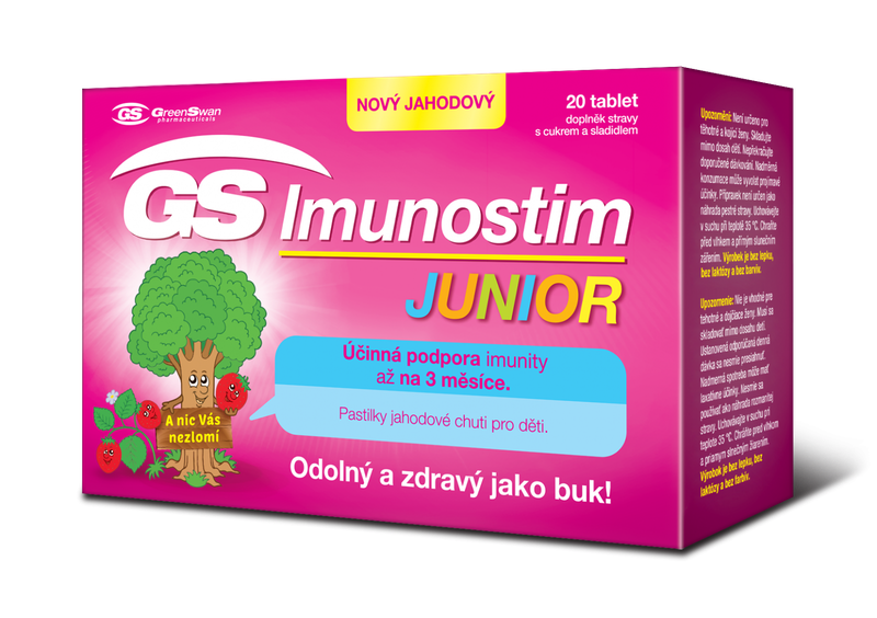 Viên nhai tăng cường đề kháng GS Imunostim Junior Green Swan 2