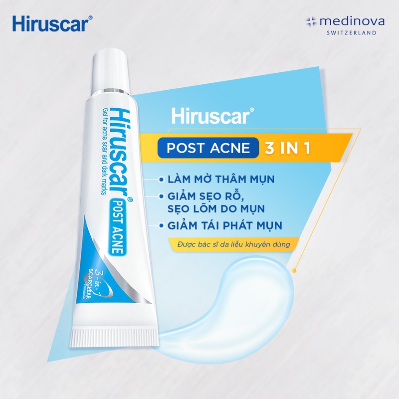 “Hiruscar vs oxy”: Hiruscar có làm mờ sẹo thâm như chất chống oxy hoá? 2