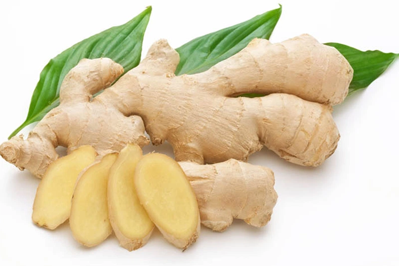Trị lang ben bằng gừng tươi 