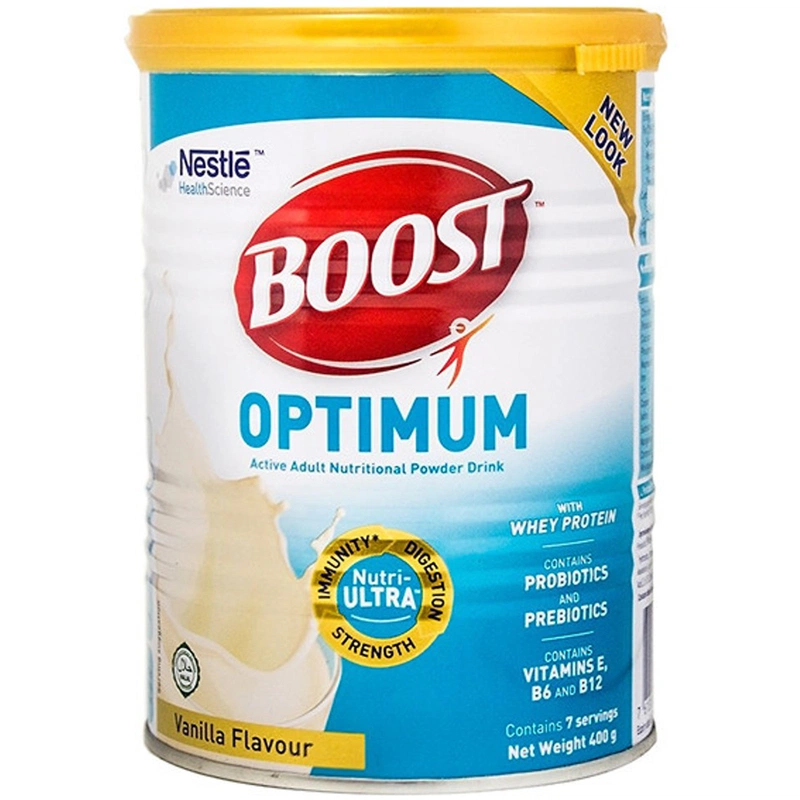 Thành phần của  Boost Optimum được kiểm định chất lượng kỹ lưỡng nên người dùng hoàn toàn có thể yên tâm về chất lượng