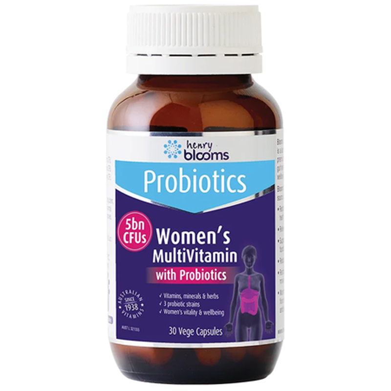 Tăng Cường Sức Khỏe Phái Đẹp Với Viên Uống Women's Multivitamin With Probiotics Henry Blooms 1