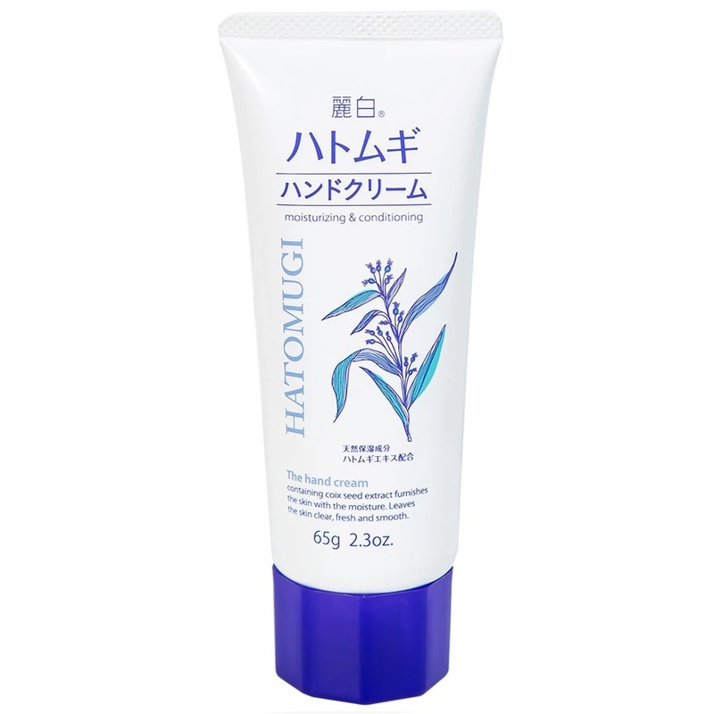 Kem dưỡng ẩm Reihaku Hatomugi Hand Cream giúp mềm mịn và chống nhăn da tay (65g) 1
