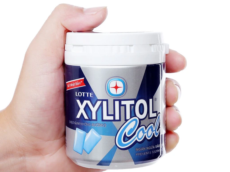 Kẹo cao su Xylitol không có chứa đường