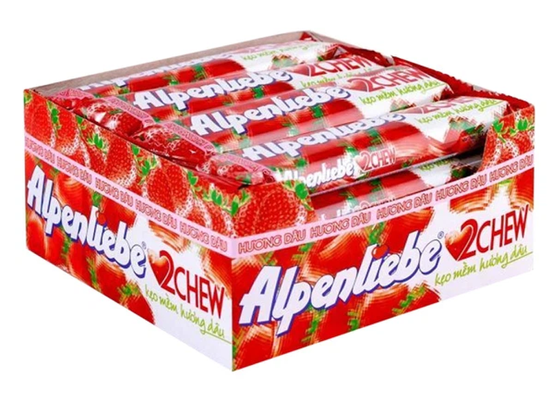 Kẹo Mềm Alpenliebe 2Chew Hương Dâu