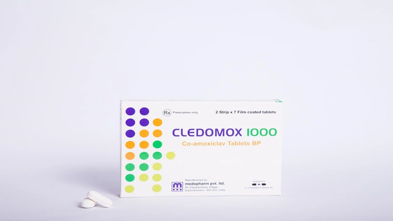 Thuốc kháng sinh Cledomox 1000Mg Medopharm là một trong những loại kháng sinh amoxicillin có tác dụng hiệu quả trong điều trị nhiễm khuẩn đường hô hấp