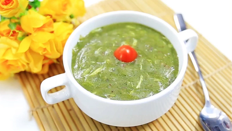 Cháo cua đồng cho bé ăn dặm