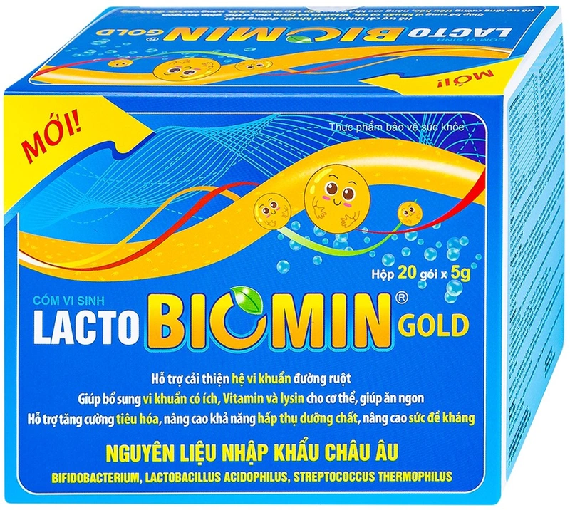 Cốm Vi Sinh Lacto Biomin Gold Hd Pharma Hỗ Trợ Điều Trị Rối Loạn Tiêu Hóa, Tiêu Chảy