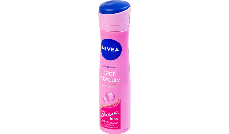 Xịt khử mùi Nivea Anti-Perspirant Pearl & Beauty 150Ml Soft & Smooth dễ dàng khử mùi hôi dưới cánh tay