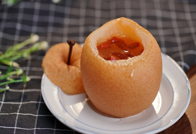 Lê chưng đường phèn - phương pháp trị ho hiệu quả 2