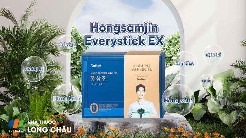 Hồng sâm Hàn Quốc tốt nhất hiện nay: Hongsamjin Everystick EX