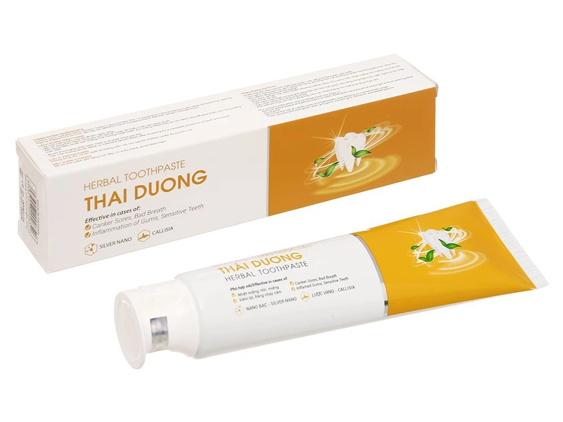 Kem đánh răng dược liệu Thái dương phù hợp cho mẹ sau sinh