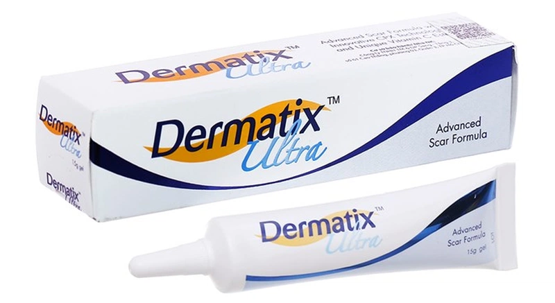 Kem trị sẹo Dermatix Ultra giúp làm phẳng và mềm sẹo thích hợp đùng dể chăm sóc vết mổ sau sinh cho các mẹ bỉm