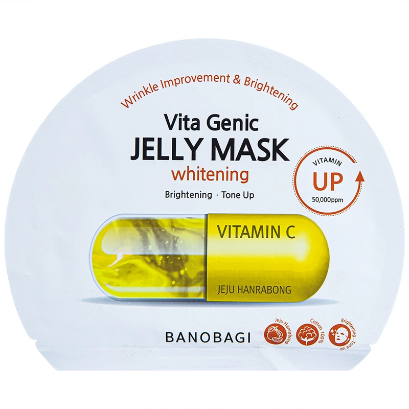 Mặt nạ Banobagi Vita Genic Jelly Mask Whitening làm mờ vết thâm, trắng sáng da, mịn màng (30g) - Nhà thuốc FPT Long Châu