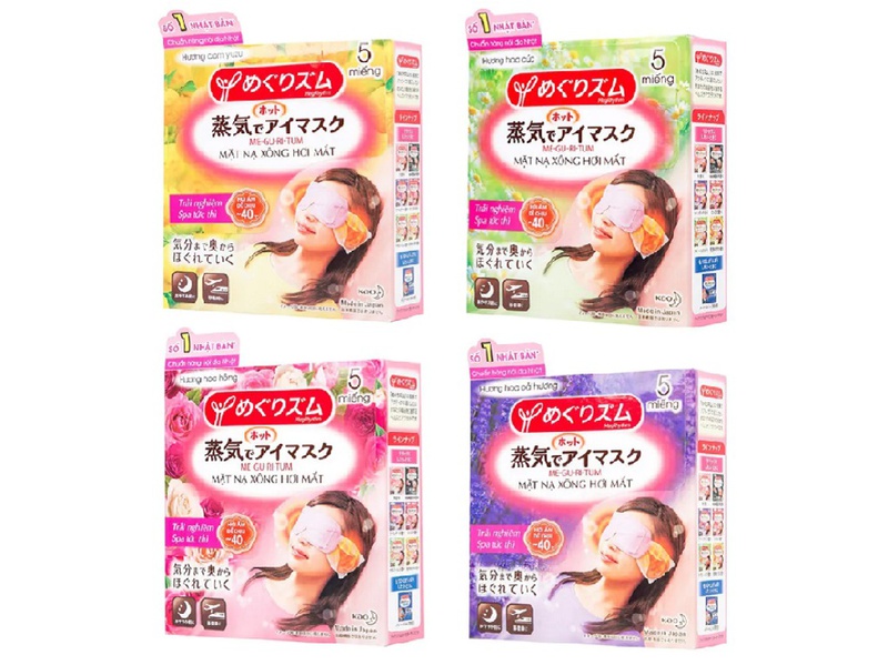 Mặt nạ xông hơi mắt MegRhythm Review 1