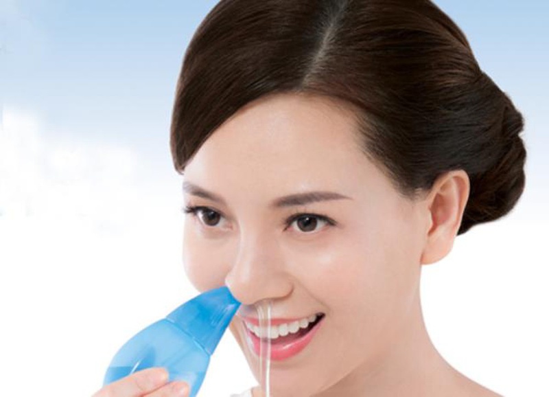 Rửa mũi thường xuyên để phòng ngừa polyp mũi