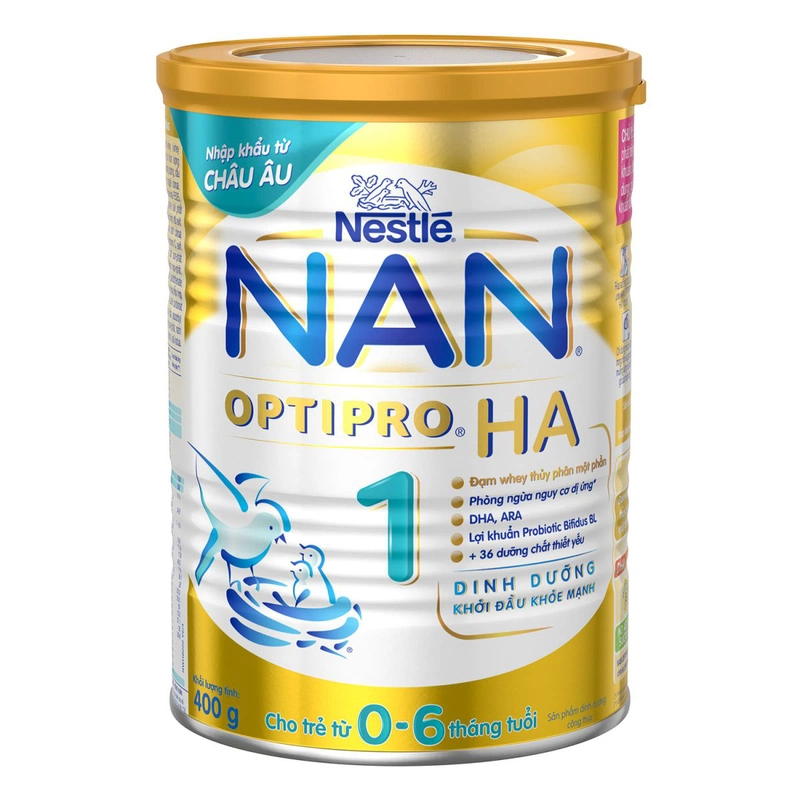 Một số loại sữa Nan cho trẻ sơ sinh từ 0-6 tháng tuổi2