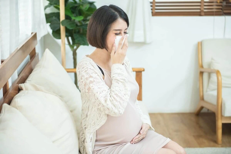Một số lưu ý khi bà bầu bị viêm phế quản 2