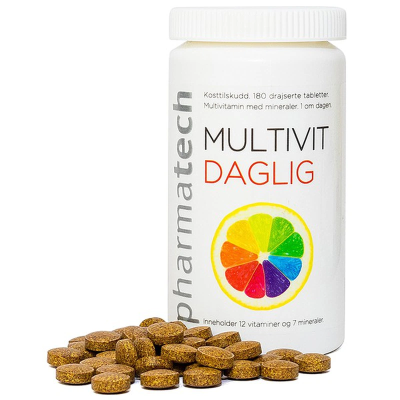 Viên uống bổ sung vitamin và khoáng chất Multivit Daglig Pharmatech 180 viên 2