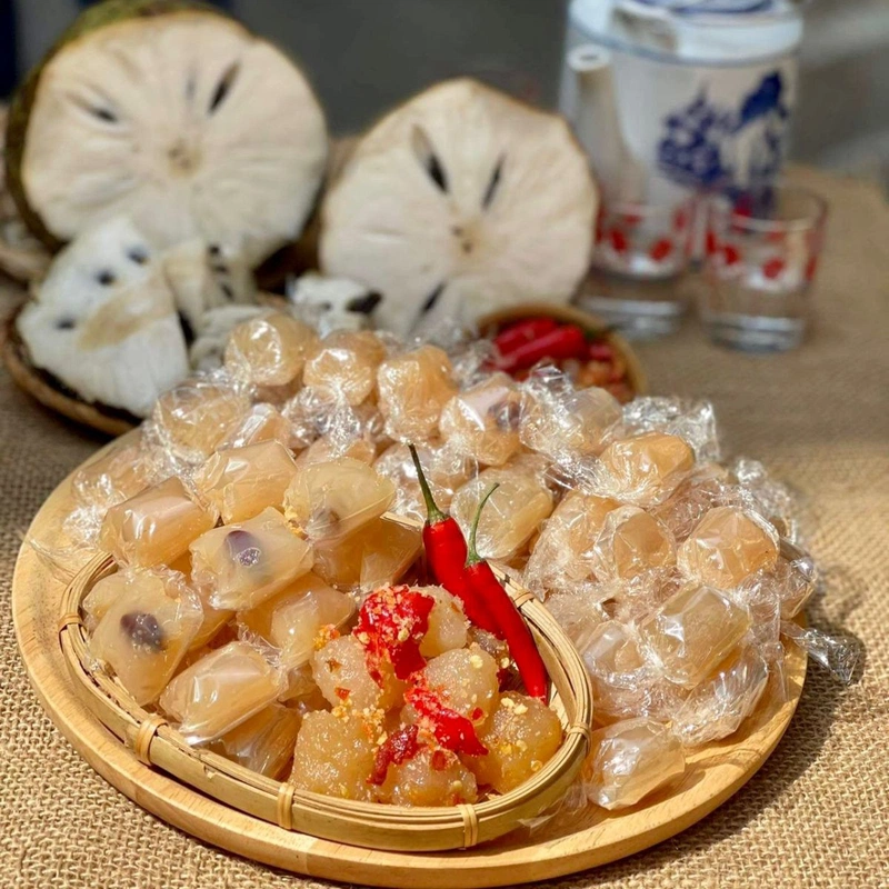 Làm mứt mãng cầu cay