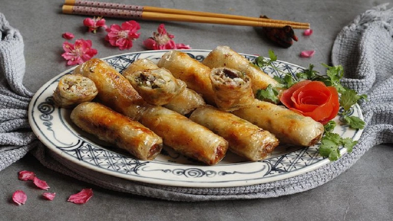 Nem rán chứa nhiều chất dinh dưỡng cần thiết cho cơ thể