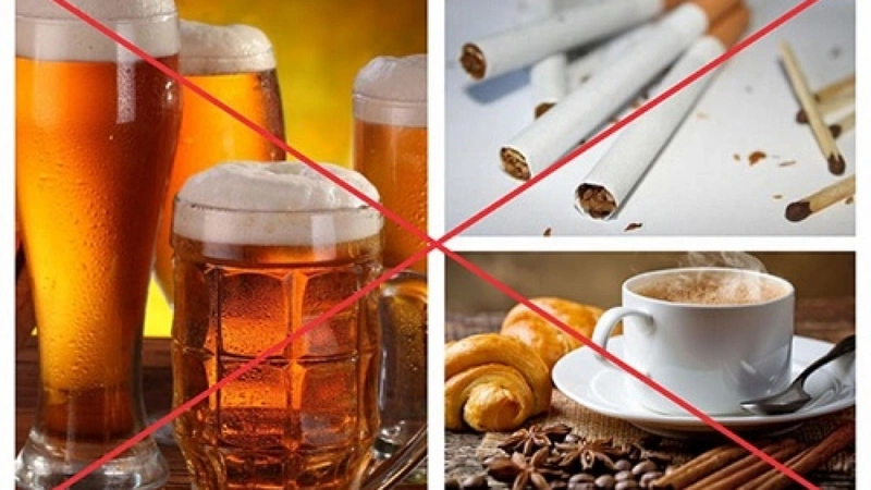Tinh trùng vón cục kiếng ăn đồ dầu mỡ, rượu bia