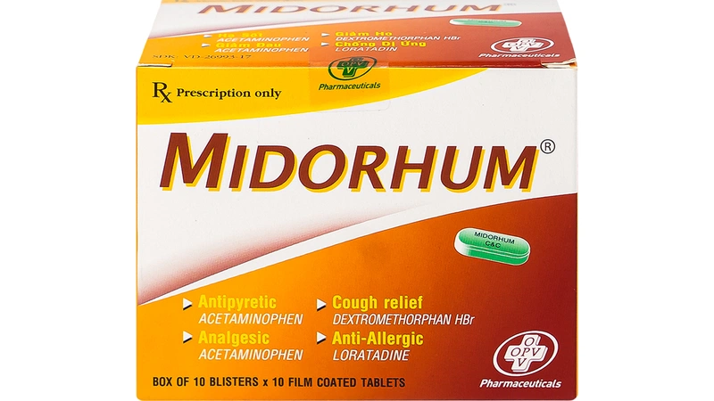 Thuốc Midorhum Opv điều trị các triệu chứng cảm cúm là giải pháp tốt nhất giúp giảm các triệu chứng cảm cúm
