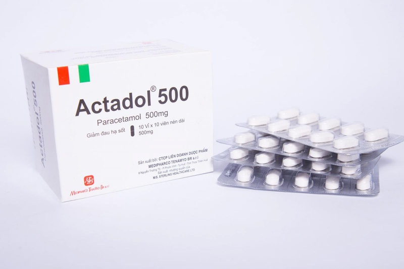 Thuốc Actadol 500Mg Medipharco điều trị giảm đau hạ sốt hiện đang là một trong những sản phẩm hạ sốt được nhiều người bệnh quan tâm