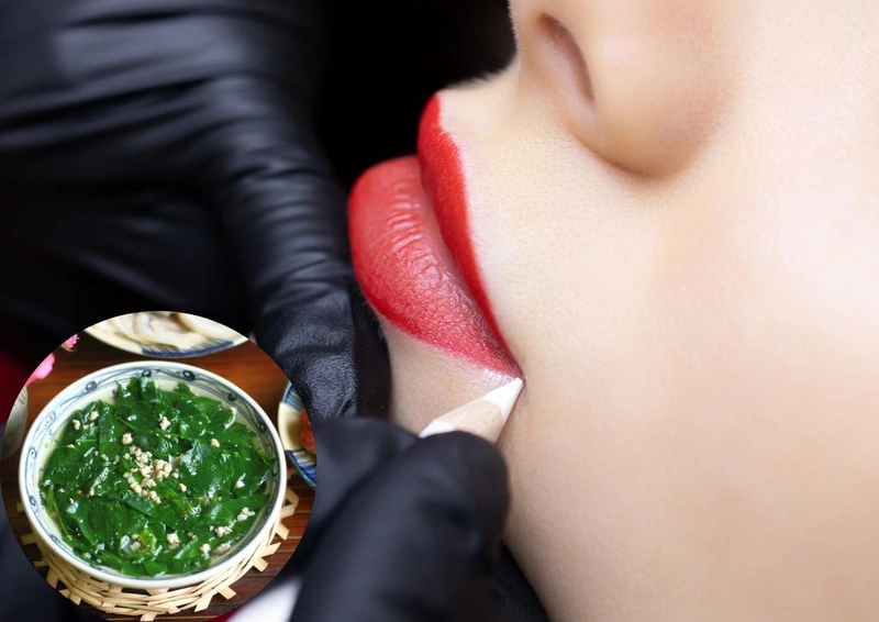 Xăm môi có được ăn rau ngót không Tác dụng của rau ngót