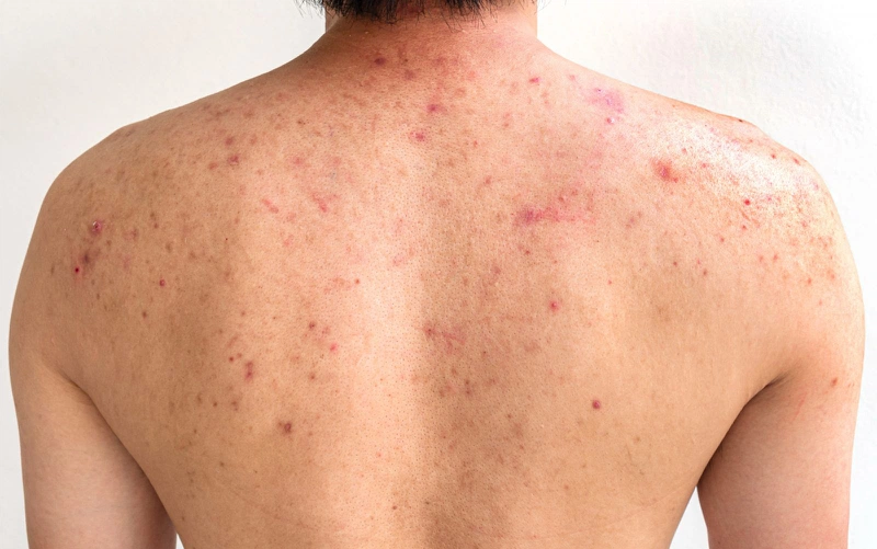 Nguyên nhân gây mụn trứng cá ở lưng là gì?2