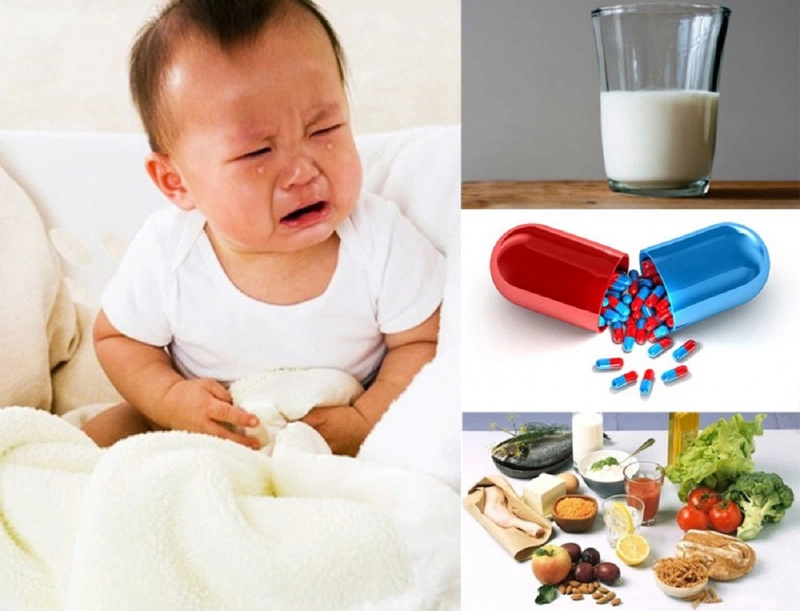 Trẻ sơ sinh đi phân xanh 3