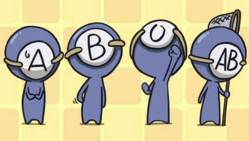 Có 4 nhóm máu chính: nhóm máu A, B,O, AB