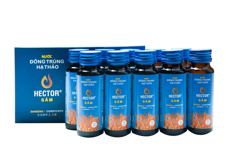 nước đông trùng hạ thảo hector sâm